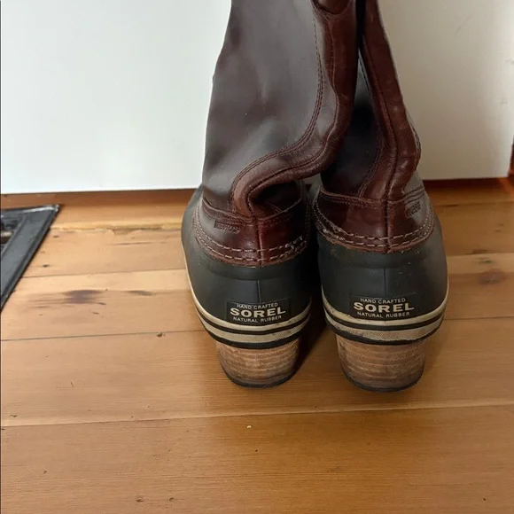 Sorel Leather Rain Boots size 9 eu 40 - Picture 4 of 8